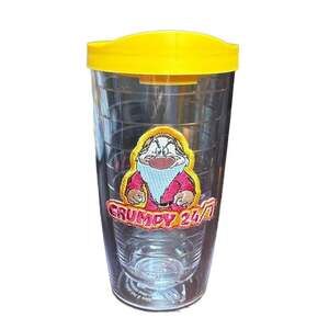 Tervis Disney Snow White “Grumpy 24/7” Insulated 10 oz Tumbler with Yellow Lid